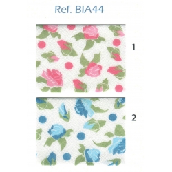 SBIECO DI COTONE STAMP. ROSE - BIA44 - CONF. 25 METRI